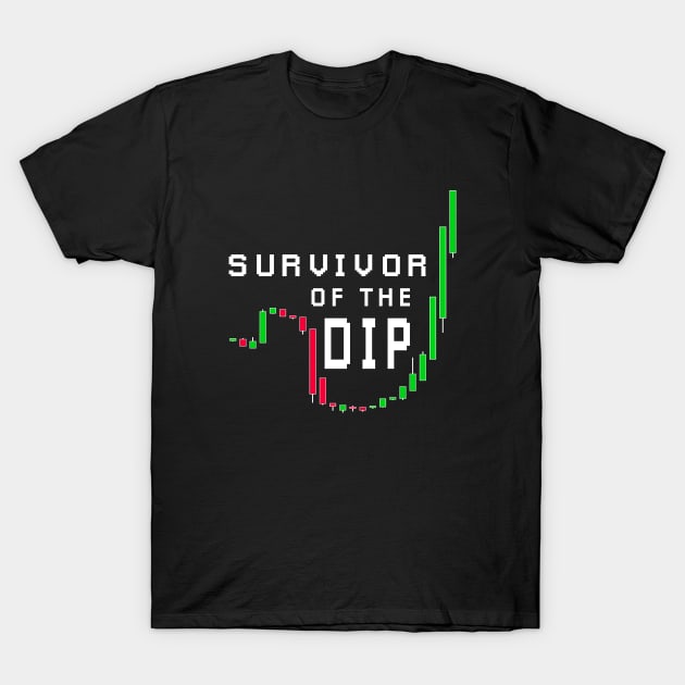 Shares Finances Rich Dip Trading Money Crises Crypto T-Shirt by Kibo2020